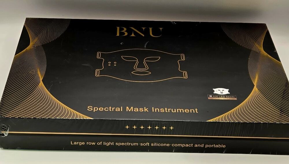 BNU Red Light Therapy for Face, 7 Modes Portable Led Face Mask Light Therapy